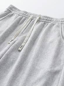 1 szt. Męskie letnie luźne, swobodne spodnie z prostymi nogawkami, lekkie, oddychające, elastyczne, regulowane, ściągane sznurkiem, skośna kieszeń, odpowiednie do codziennego noszenia, na ulicę, do sportu