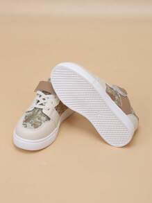 儿童时尚低帮帆布运动鞋，春秋季儿童运动鞋 - 卡其色 - 查看 7