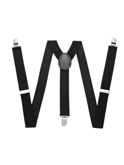 1 pieza Tirantes elásticos ajustables de tela, unicolor, adecuados para coro, bar, disfraz de Halloween