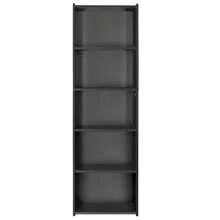 Segawe 5-Tiers Bookshelf Bookcase Multipurpose Collection Display Storage