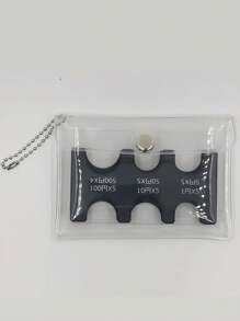 1pc Japanese Coin Holder Wallet Portable Small Change Purse Currency Organizer Travel Transparent Card Case For Women For Men Wallet Mini Wallet Purse Wallet Travel Wallet Coin Wallet Wallet