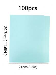 100pcs/Pack A4 Color Printing Paper, 70gsm Colored Copier Paper, Suitable For Advertising Printing, Handmade Origami, Variety Of 20 Fluorescent Colors To Choose From,School Supplies,Back To School