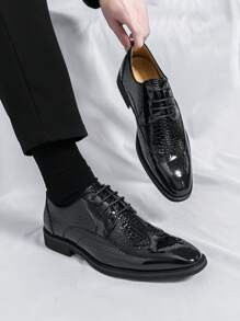 Plus Size Men's Dress Shoes, Formal Loafers, Business Casual Office Shoes, Breathable Dance Party Footwear