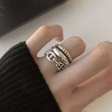 1 szt. Vintage Pig Nose Open Ring, Minimalistyczny design, Modny dodatek na imprezy i festiwale
