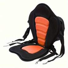 1 件豪华可调节充气皮划艇座椅靠背，舒适的腰部支撑垫，适用于皮划艇、冲浪板、男女通用，带小背包存储空间、沙滩必需品、沙滩配件、泳池浮板