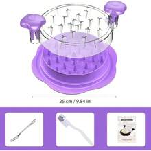 Desmenuzador de carne y pollo manual - Rallador de cocina - Morado - Ver 7
