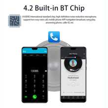 Autoestéreo 1 Din Voz Ai Mp5 4.1 Pulgadas Bt Usb Mirrorlink - Negro - Ver 7