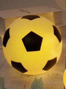 1pc Creative Football Shaped Night Light, Can Be Hand Painted, LED Bedside Lamp, DIY Decor, Suitable For Bedroom, Graduation, Party, Birthday, World Cup, Home Decor, Fantasy Layout