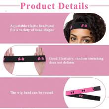 1pc Elastic Band For Wig Edges Wrap Wig Band Lace Melting Band To Lay Edges Baby Hair Edge Adjustable Wig Melt Bands