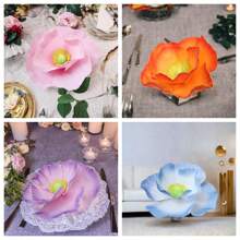 1 朵巨型装饰花，50 厘米高巨型手工罂粟花，适用于花园，大型人造花适用于婚宴生日派对毕业典礼背景新娘送礼会商店橱窗展示摄影道具家居装饰（不含叶子和杆） - 彩色 - 查看 1