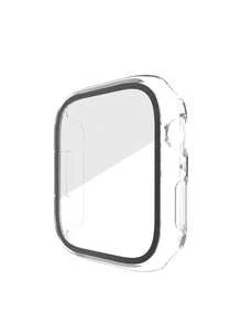 1pc PC Frame + Screen Protector 2-In-1 Hard Case, Minimalist Anti-Drop Watch Cover, Compatible With Apple Watch Series 10/9/8/7/SE/6/5/4/3/2/1, Fits 38mm/40mm/41mm/42mm/44mm/45mm/46mm/49mm (Watch & Strap Not Included) - Shell and Membrane - View 35