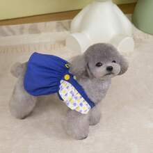 25款荷叶边牛仔裙、公主裙、宠物服装、狗狗连衣裙、猫咪连衣裙、动物服装、热门天使翅膀连衣裙、畅销牛仔裙 - 藏蓝色 - 查看 10