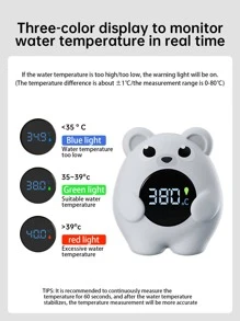 婴儿洗澡水温度计，漂浮式水温计（经典鸭子造型）