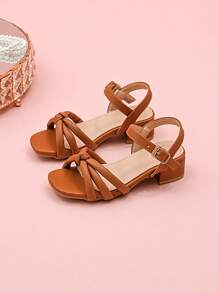 1 Pair Fashionable Elegant Luxury High Heel Sandals For Girl