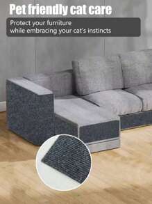 Cat Scratch Furniture Protector Adhesive Sofa Cover Patch, Trimmable Pet Furniture Protector - Multicolor - View 12