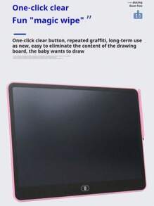 1 pieza Tableta de escritura LCD de 11 pulgadas en color blanco, tableta de pintura digital LCD a color, tableta de escritura LCD, tableta de pintura | para viajar/cocina Bloc de notas, regalos de Navidad/vuelta al colegio/cumpleaños
