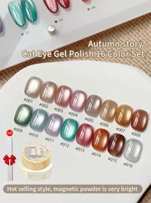 annies 12克白色月光玻璃珠猫眼磁性凝胶指甲油闪亮UV半永久指甲油DIY女士美甲沙龙礼物