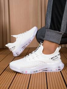 Men's Sneakers - Cushioned, Lightweight, Breathable, Bouncy Surface, Thick Sole, Low-Top Lace-Up Casual Running Shoes, Suitable For Daily Sports, Casual, Outdoor, Athletic, Travel, Gifts ,Gym