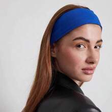 1pc Yoga Elastic Headband Sports Fitness Running Sweat Absorption Headband Korean Plain Headband Headscarf Headband