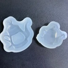 Koffiepot Vloeiende Zandhars Gietvorm, Siliconen Mal Voor Vloeibare Hars, Sleutelhanger Hars Mal Accessoires