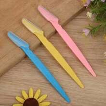 3 szt. maszynek do brwi, trymer do brwi z prostym uchwytem i ochronną osłoną