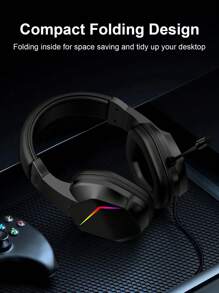 Casque de jeu filaire pour diffusion en direct, casque de bureau PC à faible latence, casques spéciaux