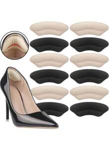 2/4Pairs Heel Cushion Pads For Big & Loose Shoes - Protectors For Blisters, Friction & Heel Pain - Anti-Slip Grips To Make Shoes Fit Tighter