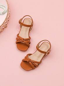 1 Pair Fashionable Elegant Luxury High Heel Sandals For Girl