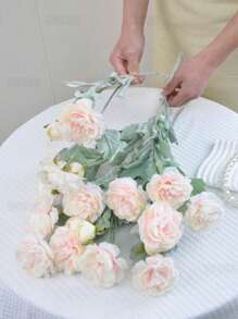 1 Stück/2 Stücke/4 Stücke/10 Stücke 18.9 Inch Austin Rose & Pfingstrosen Künstliche Blumen mit langen Stielen, geeignet für Vasen Zuhause, Büro, Hochzeit, Verlobung, Blumenarrangements, Jahrestag, Muttertag, Geburtstag, Abschlussfeier, Gartendekoration, Outdoor Pflanzen, Gärtnerei, Künstliche Blumen - gemischte Farben - Übersicht 10