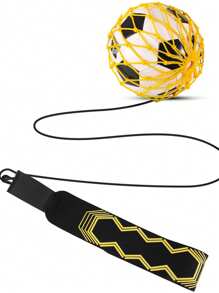 1pc Soccer/Football Training Tool With Waist Belt - Yellow - View 7