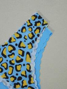 10pcs/Pack - Women's Seamless Wavy Edge Briefs, Comfortable & Sexy Skin-Friendly Fabric Ladies Seamless Bikini Briefs - Multicolor - View 6