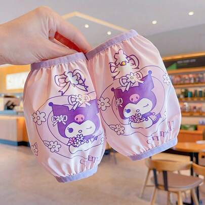 Sanrio 1对儿童袖套可爱防水防油防污防尘儿童羽绒服袖套