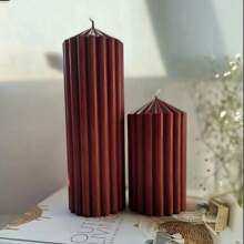 1 cây nến thơm hình trụ kiểu nhà thờ Bắc Âu cổ điển, không khói, thích hợp để trang trí nhà cửa, trang trí ngày Valentine, tiệc tùng, trang trí trung tâm bàn ăn, quà tặng ngày lễ, bữa tối/tiệc tùng, thư giãn/thiền định và tạo không gian ánh sáng ấm cúng. - Nhiều màu - Xem 6