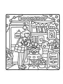 1 件 CoCo Girl Moments：成人和青少年彩色图书，包含可爱舒适的日常放松活动