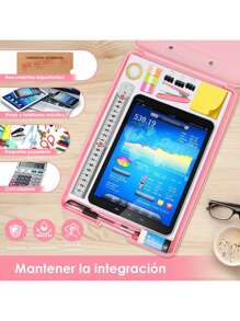 A4 File Organizer Box, A4 Paper Collection And Organization, A4 Notepad Folder, Cardboard Paper, Drawing Board, A4 File Board - 2 Pieces Pink - View 4