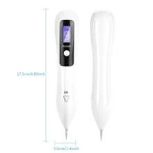 Portable LCD Dot Mole Freckle Spot Tattoo Removal Pen Beauty Skin Machine White