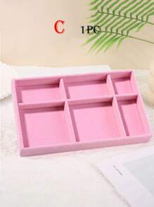 Set de 9 bandejas para exhibir joyería, caja organizadora de joyería de terciopelo, cajones apilables para joyería, bandeja de almacenamiento y exhibición de joyería con múltiples compartimentos, estilo minimalista, gran capacidad, para colecciones de vacaciones en la playa, baño o dormitorio