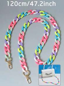 Acrylic Purse Chain With Handle Shoulder Bag Chain Purse Strap For DIY Purse Wallet Handbag Removeable Straps Crossbody Bag Belt Parts Detachable Chains Bag Accessories Y2K Summer - Multicolor - View 10