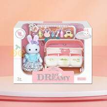 1 Set Of Fashion Toy Sets, Kaidi Rabbit Toy Sets, Play Toys, Dress-Up Toy Sets, Modular Sets, Children's Toys, Sharing Sets, Various Scenes, Play Toys Suitable For Children And Adults, Use This Set Of Fashion Toys To Release Fashion Creativity! - 嬰兒車 - 查看 8