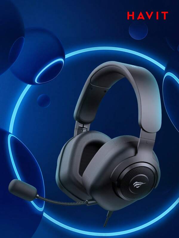 havit Căști pentru jocuri HAVIT H2230D Surround Sound, cu aspect superb și confort ușor
