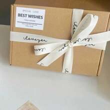 Letter Ribbon Rolls, Large Spool Baking Cake Packaging Ribbon, Korean Gift Wrapping Decorative Ribbon - Multicolor - View 8