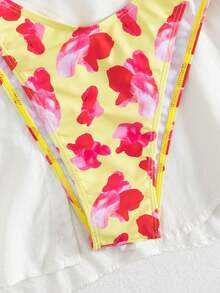 2 件套性感女士波西米亚风比基尼泳装套装