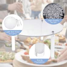 饮料机支架，亚克力材质饮料机支架，仅适用于直径最大为 7.8 英寸的玻璃饮料机、水壶等。厨房用品，厨房配件，厨房工具。