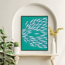 1pc Colorful Sardine Lobster Fish Ocean Animal Poster Prints Perfect Design Nordic Modern Living Room Home Decor Gift No Frame