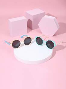 2pcs Fashionable & Children Glasses, Suitable For Street Style, Daily Wear And Travel - Multicolor - View 6