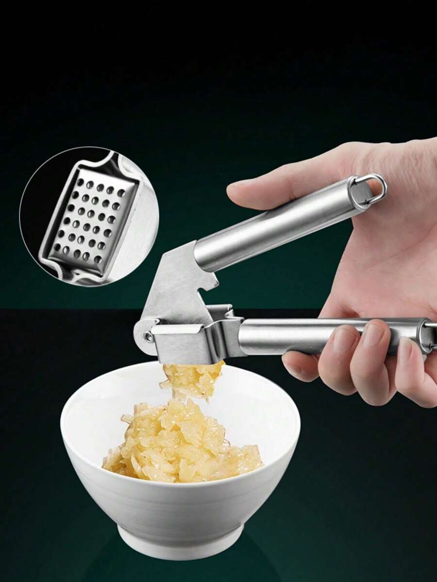 Prasa do czosnku domowa mieszadło do czosnku duża prasa do czosnku przybory kuchenne tłuczek do czosnku ręczna prasa do pasty czosnkowej przybory kuchenne ze stali nierdzewnej gadżety kuchenne domowe wielofunkcyjna prasa do czosnku kreatywne gadżety kuchenne ręczny twister do czosnku pasta czosnkowa tłuczek do czosnku ze stali nierdzewnej