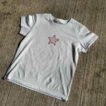 Playera Y Pulsera Kenia Conejo Baby tee - Negro - Ver 3