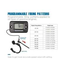 Runleader RL-HM019R Waterproof Digital Self-Powered Maintenance Tachometer Timer For Air Filter Cleaning, Oil Change And General Servicing - Black - View 4
