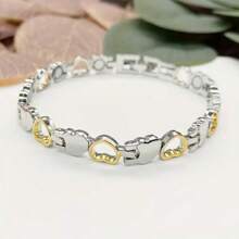 Elegant Fashion Heart Cutout Couple Bracelet, Handcrafted Adjustable, Perfect Gift For Valentine's Day Or Mother's Day