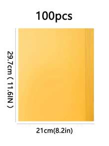 100pcs/Pack A4 Color Printing Paper, 70gsm Colored Copier Paper, Suitable For Advertising Printing, Handmade Origami, Variety Of 20 Fluorescent Colors To Choose From,School Supplies,Back To School